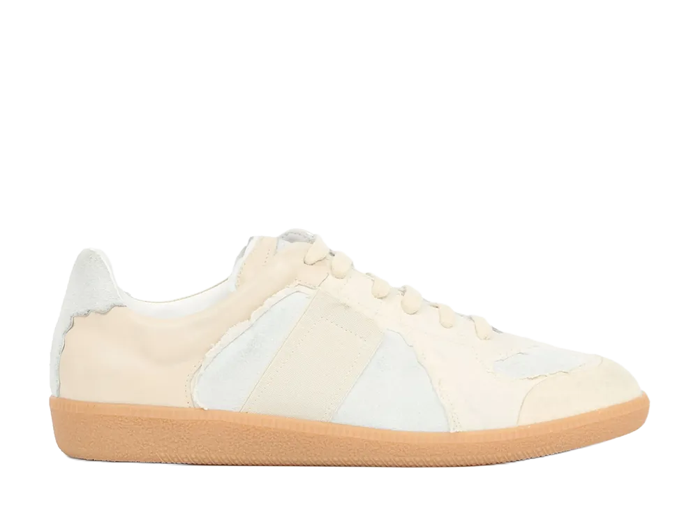 Maison Margiela Replica Inside Out Leather Sneakers "Beige"