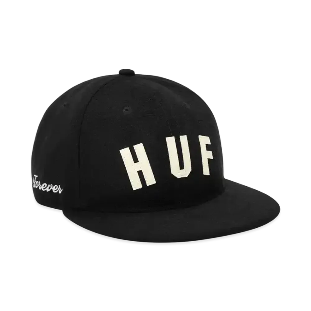 HUF x NEW ERA Shortstop Hat "Black"