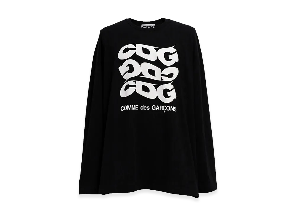 COMME des GARCONS CDG Oversized Long Sleeved T-Shirt 2 "Black"
