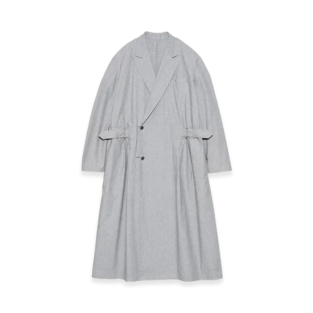 nanamica Cotton Buff Cloth Dress "LightGray"