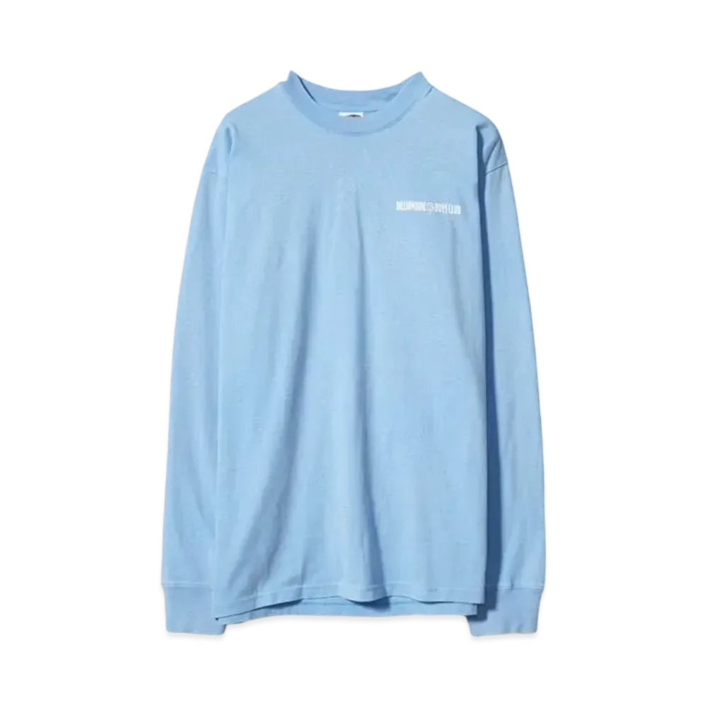 BILLIONAIRE BOYS CLUB BB HELMET WASHED LS T-SHIRT "LITTLE BOY BLUE"
