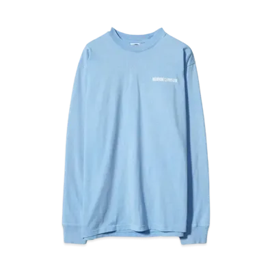 BILLIONAIRE BOYS CLUB BB HELMET WASHED LS T-SHIRT "LITTLE BOY BLUE"