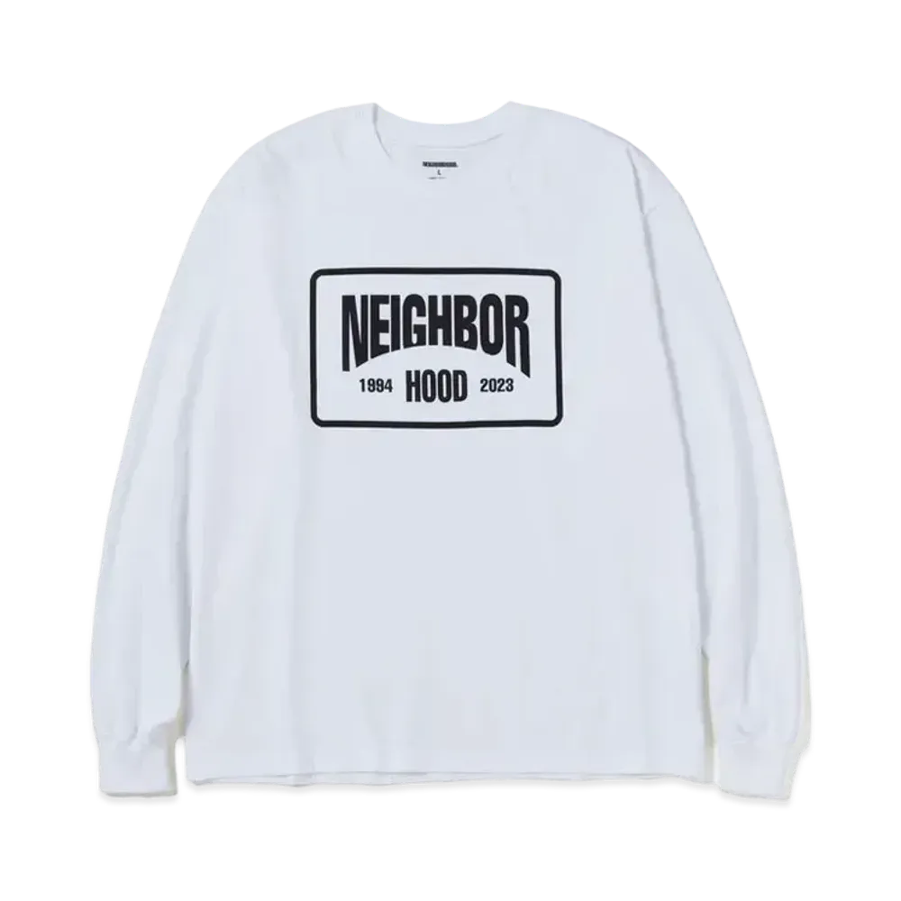 NEIGHBORHOOD NH . Tee LS-5 "White"