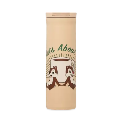 STARBUCKS DISNEY Chip'n Dale Flip Lid Stainless Bottle "Beige"