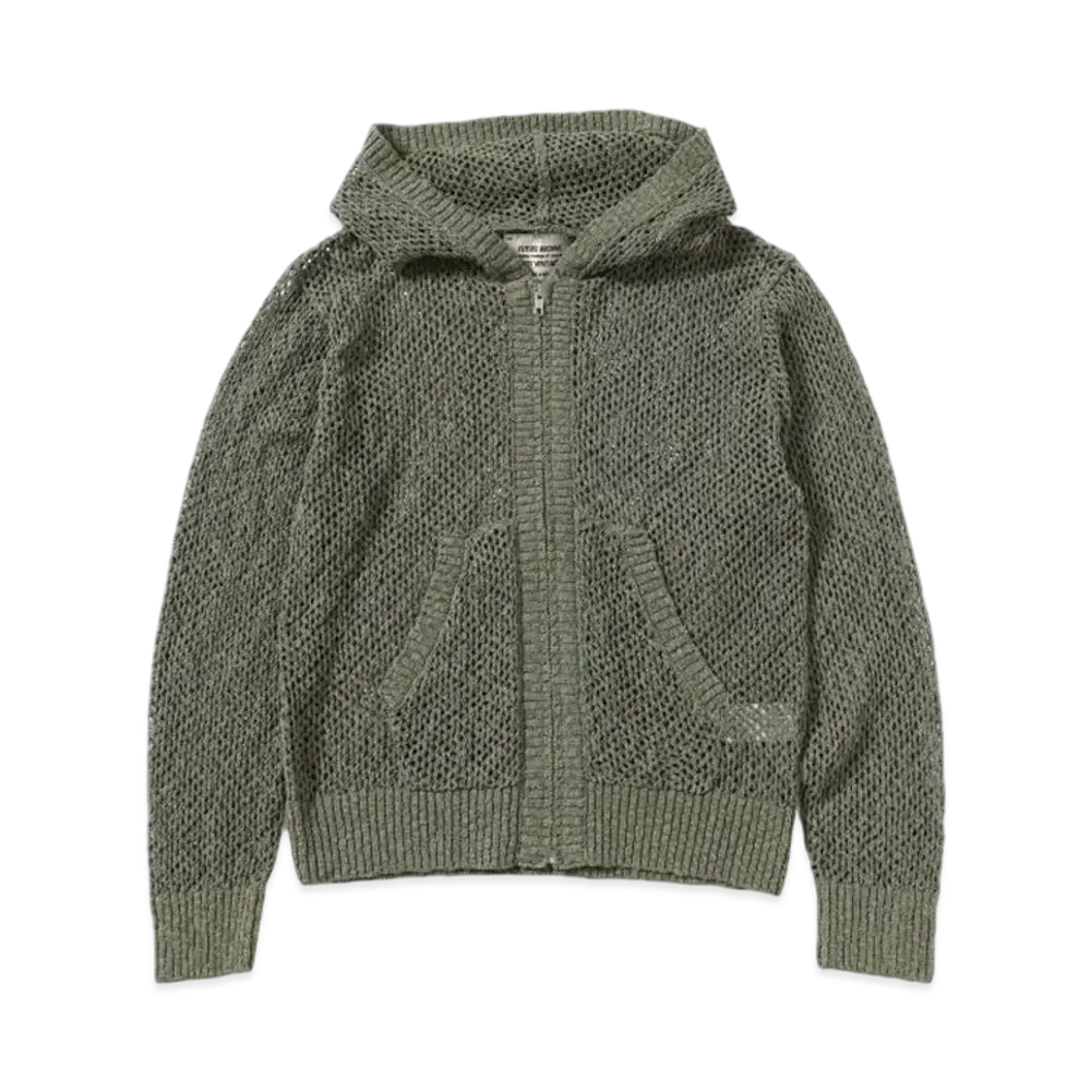 BEAMS FUTURE ARCHIVE Net Mesh Parka "Khaki"