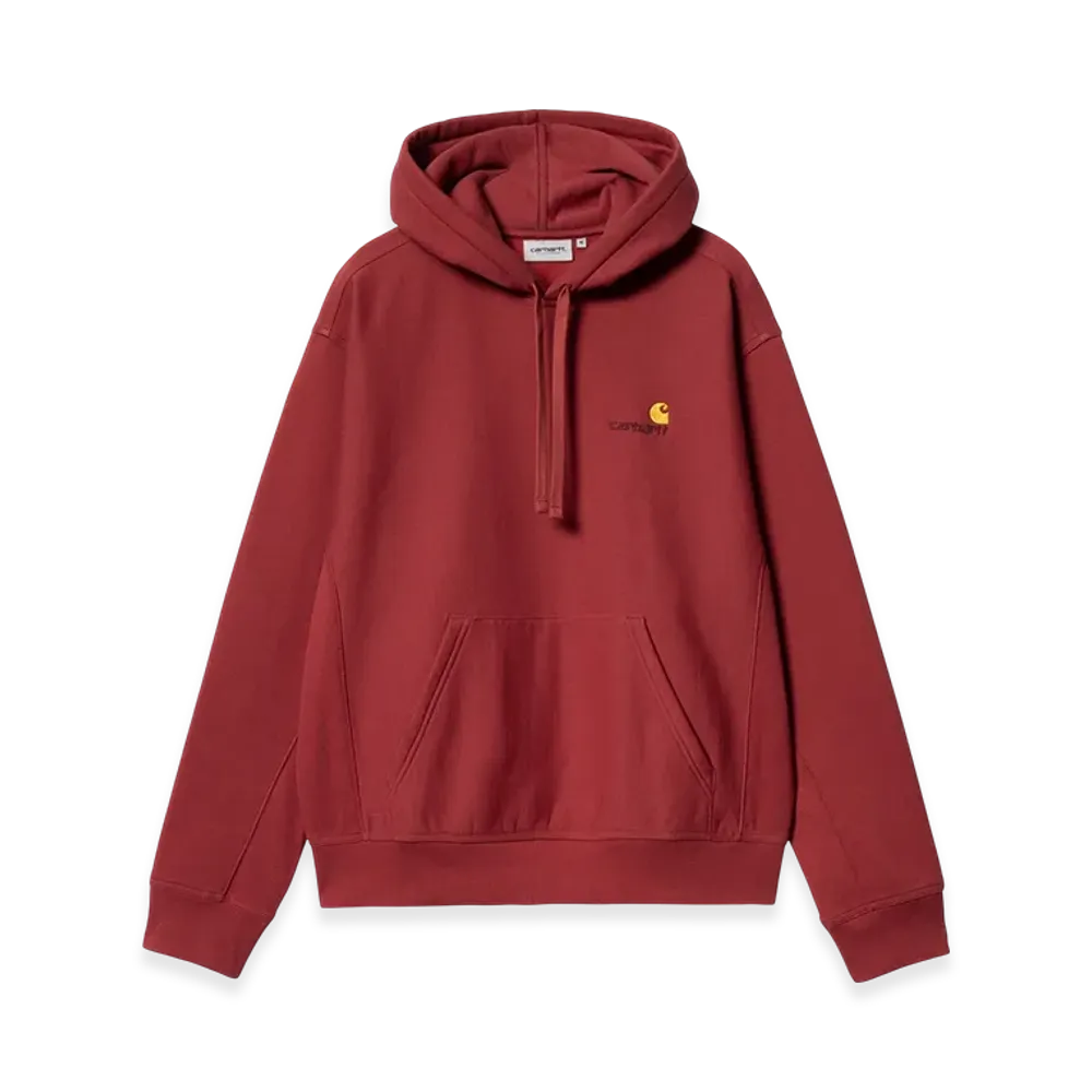 Carhartt WIP Hooded American Script Sweatshirt "Tuscany"