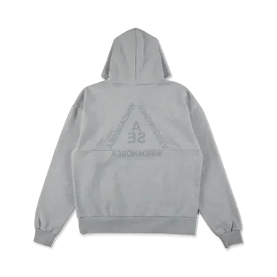 WIND AND SEA Glitch Triangle Hoodie "Gray"