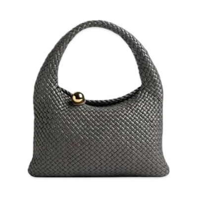 Bottega Veneta Tosca Baci "Light/Graphite"