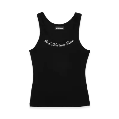 GOD SELECTION XXX Women's Tank Top GXL-S26-CS-04 "Black"