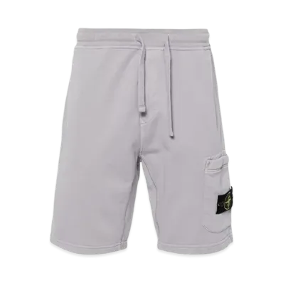 Stone Island 64651 Fleece Bermuda Shorts - 24SS "Dust Gray"