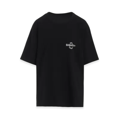 Yohji Yamamoto High Gauge Single Jersey R-Logo PT T A "Black"
