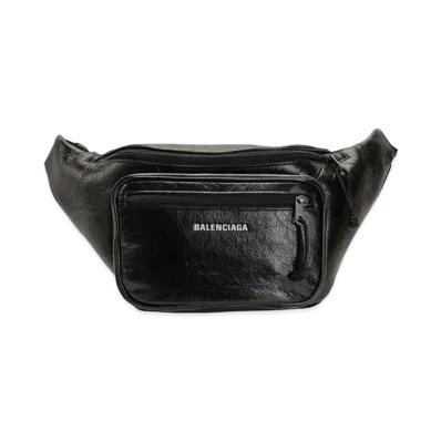 BALENCIAGA Explorer Waist Bag "Black"
