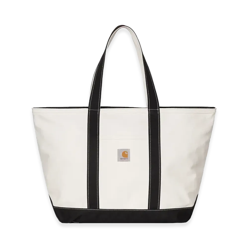 Carhartt WIP Canvas Beach Tote "Natura/Black"