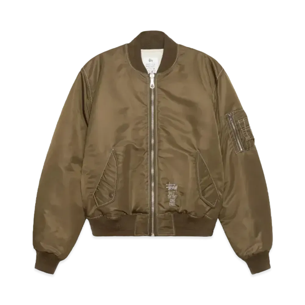 Stussy Built Reversible Bomber Jacket "Brown"