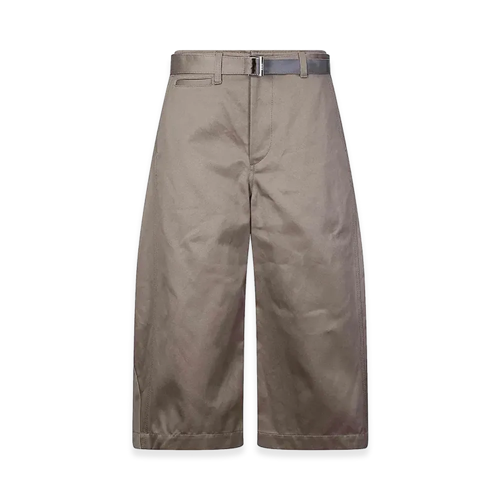 sacai Women's Cotton Chino Pants "Gray"
