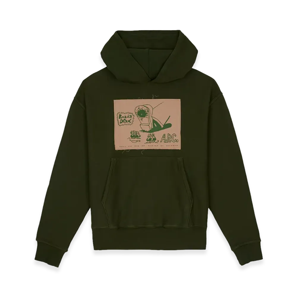 A.P.C. x Brain Dead Stomp Hoodie "Forest"