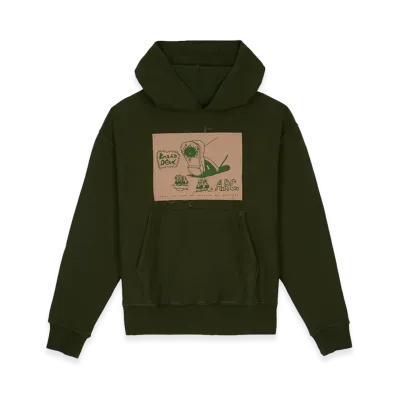 A.P.C. x Brain Dead Stomp Hoodie "Forest"