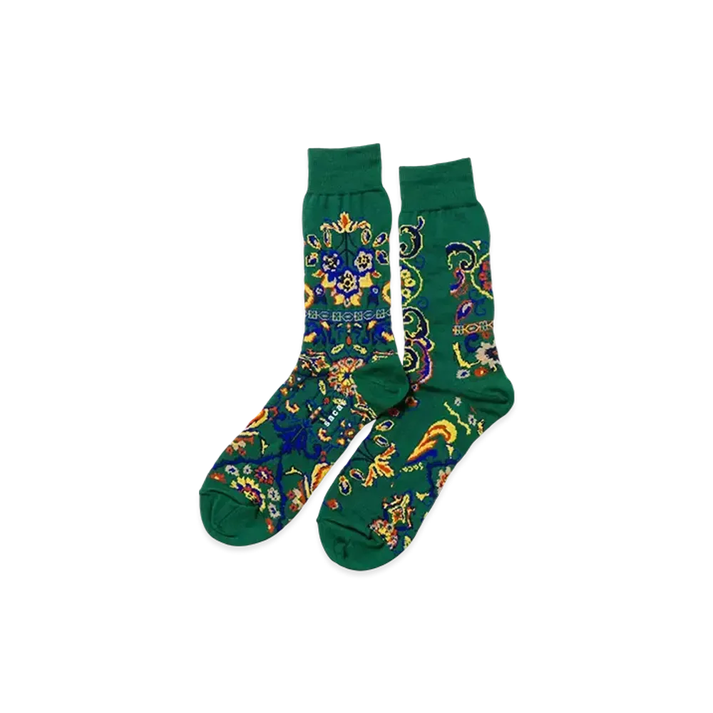 sacai Floral Socks "Green"