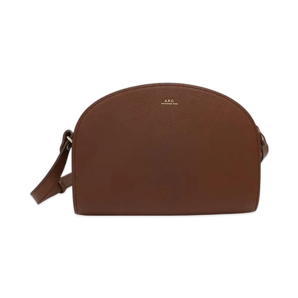 A.P.C. Sac Demi Lune "Noisette"