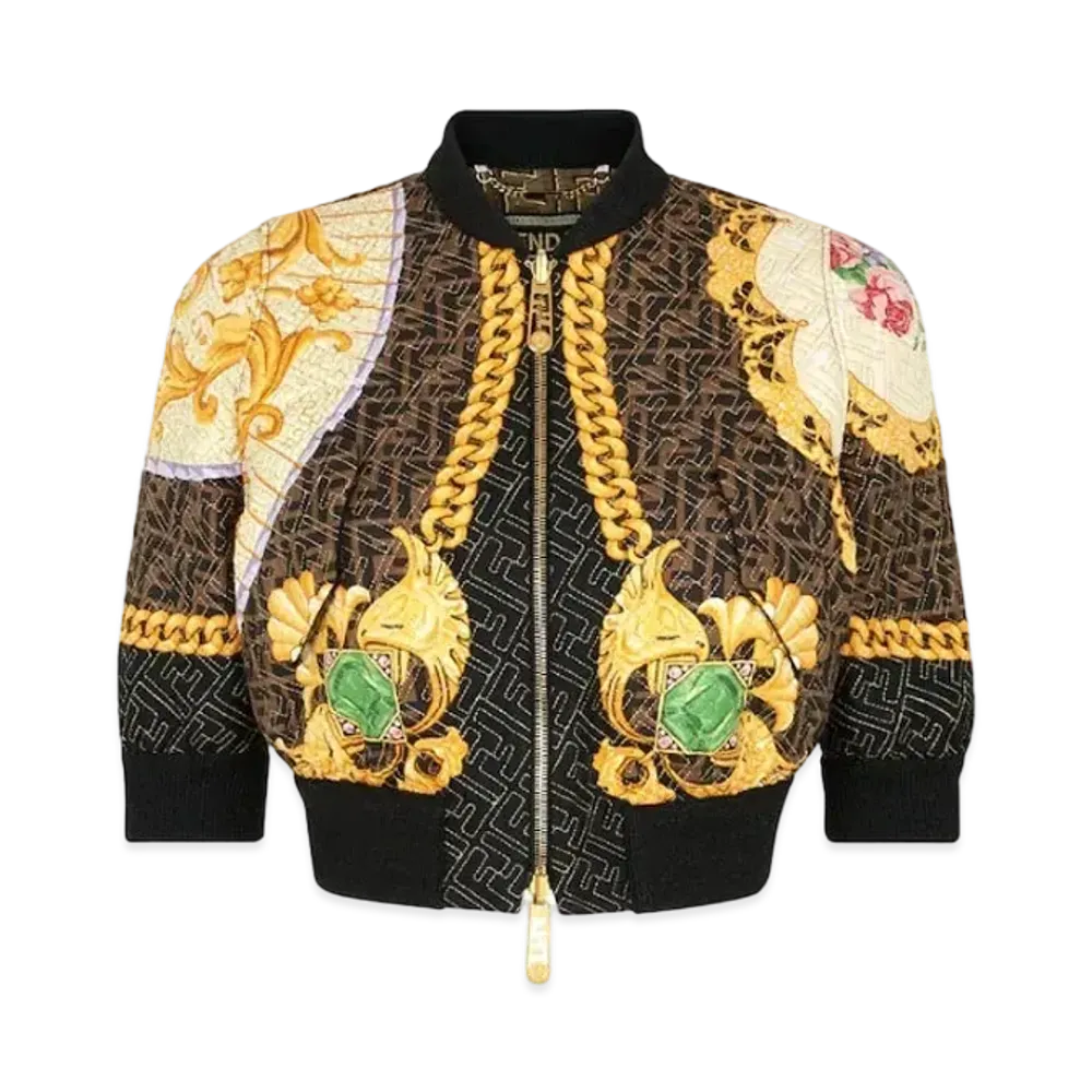 FENDI x Versace Fendace Multicolor Silk Jacket "Multicolor"