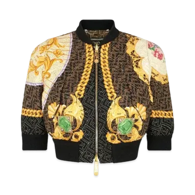 FENDI x Versace Fendace Multicolor Silk Jacket "Multicolor"