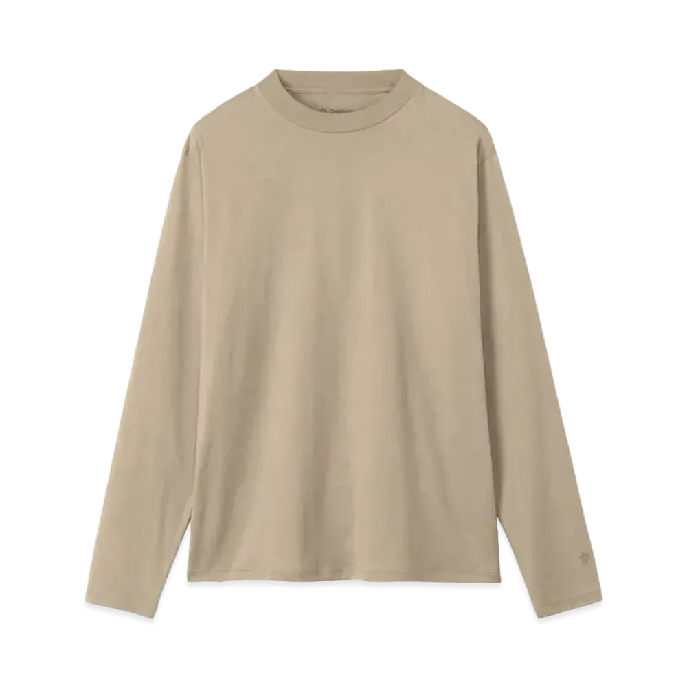 Goldwin Maxi Fresh Long Sleeve T-shirt (Unisex) "Dessert Taupe"