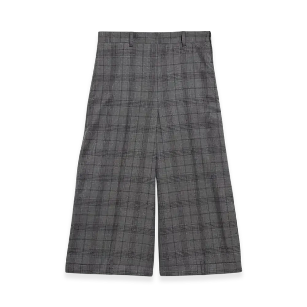 BALENCIAGA Women's Deconstructed Long Shorts "Grey"