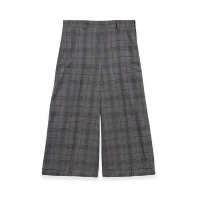 BALENCIAGA Women's Deconstructed Long Shorts "Grey"
