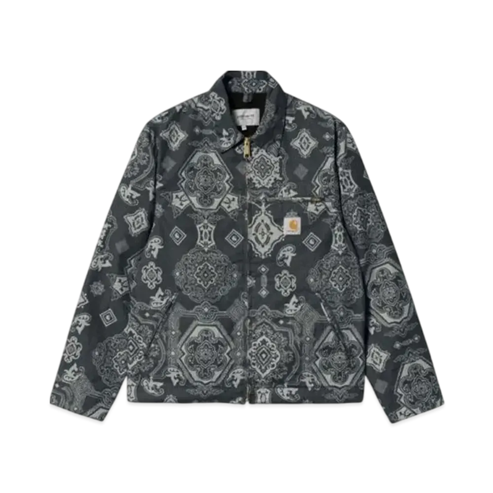 Carhartt WIP Detroit Jacket Verse Print "Black"