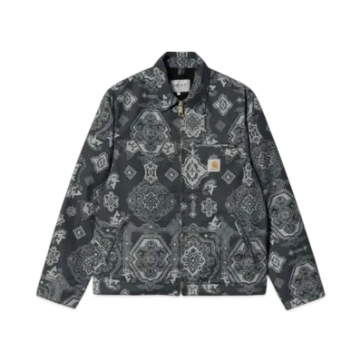 Carhartt WIP Detroit Jacket Verse Print "Black"