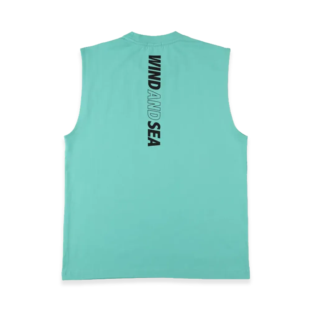 WIND AND SEA Tech No Sleeve Tee "Mint"