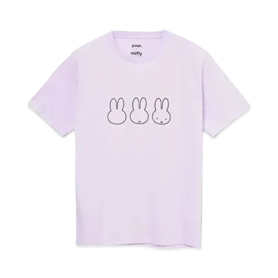 graniph x Miffy Face Line T-Shirt "Fuji"
