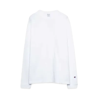 Champion T1011 LONG SLEEVE POCKET T-SHIRT "WHITE"
