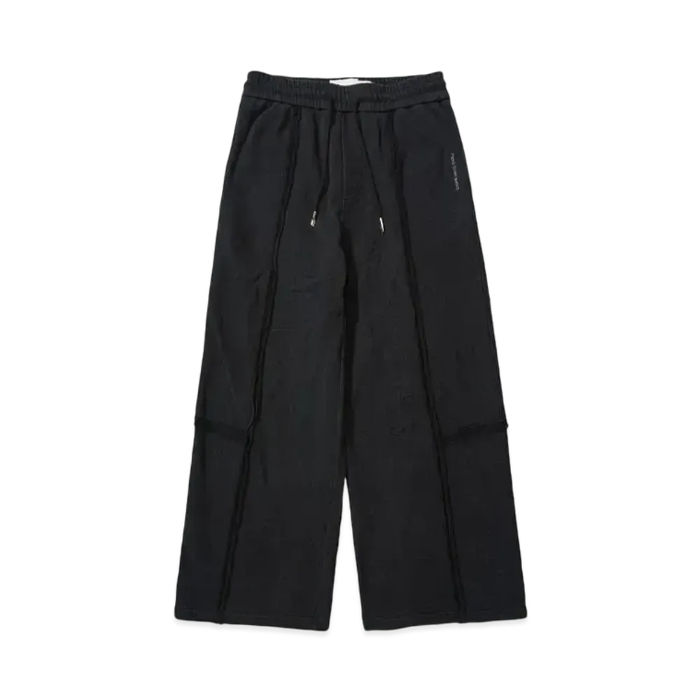 Feng Chen Wang WASHED DECONSTRUCTION SWEATPANTS "BLACK"