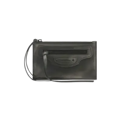 BALENCIAGA Women's Neo Classic Long Coin And Card Holder "Black"