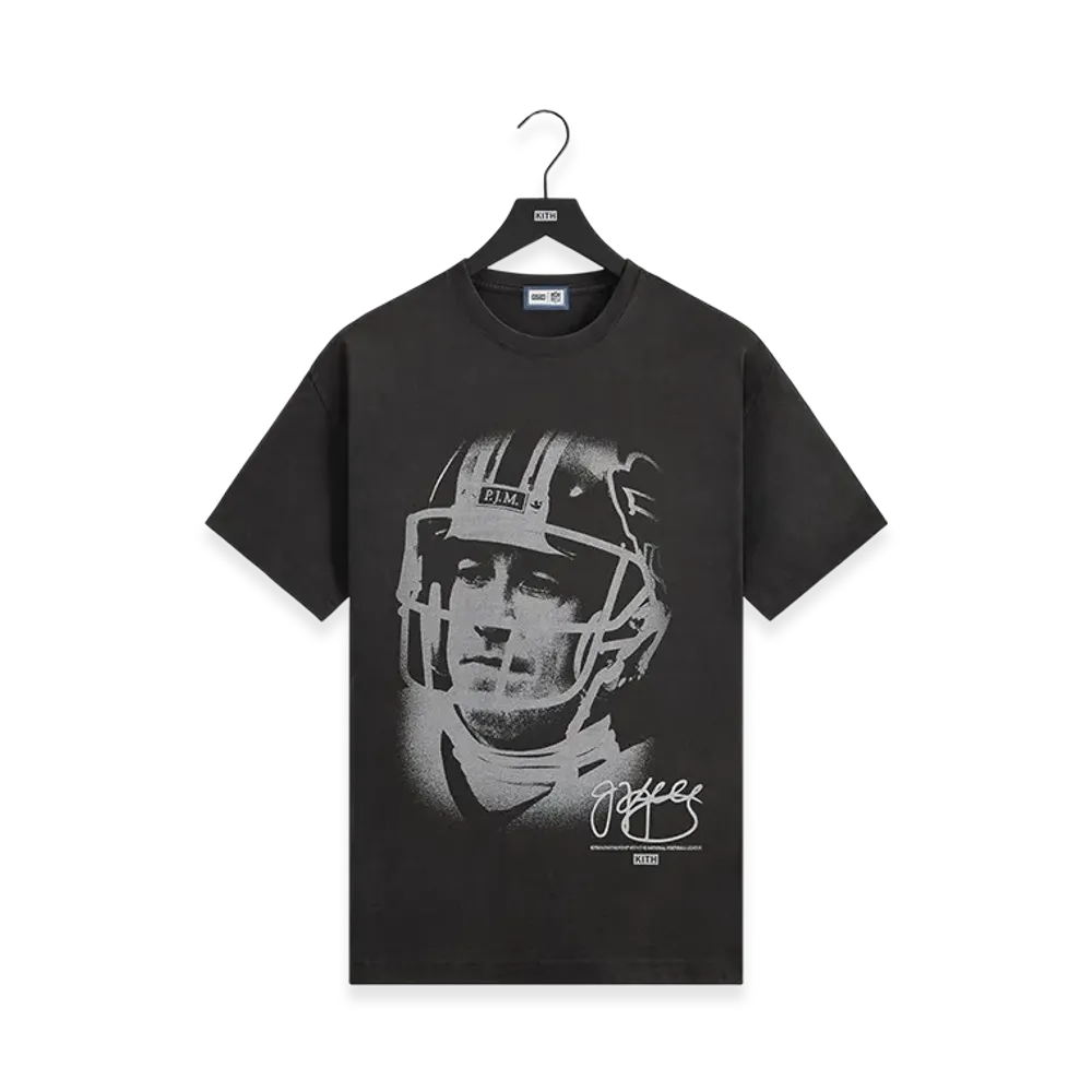 Kith x the NFL Jim Kelly Vintage Jones Tee "Black"