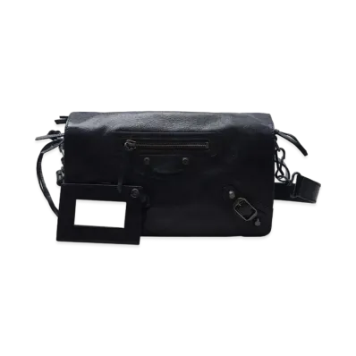 BALENCIAGA Handbag Lambskin "Black"