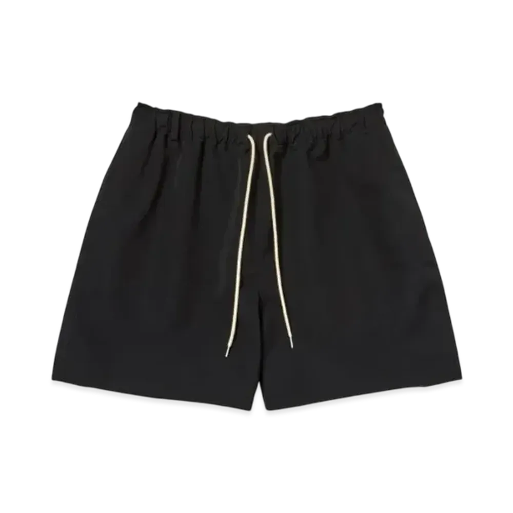 AURALEE Wool Max Canvas Shorts "Black"