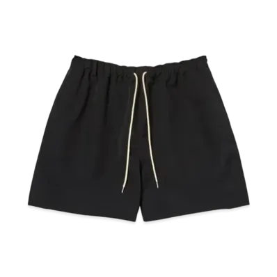 AURALEE Wool Max Canvas Shorts "Black"