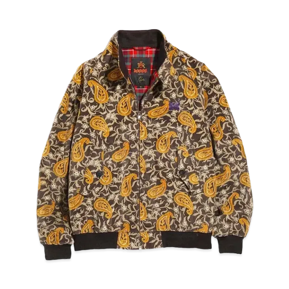 Needles X BARACUTA - G9 - C/PU 8W CORDUROY / PAISLEY PT. "Brown"