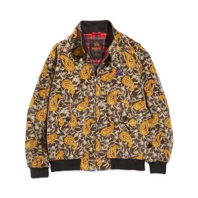 Needles X BARACUTA - G9 - C/PU 8W CORDUROY / PAISLEY PT. "Brown"