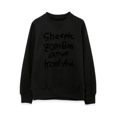sacai x MADSAKI Flock Print Pullover "Black"