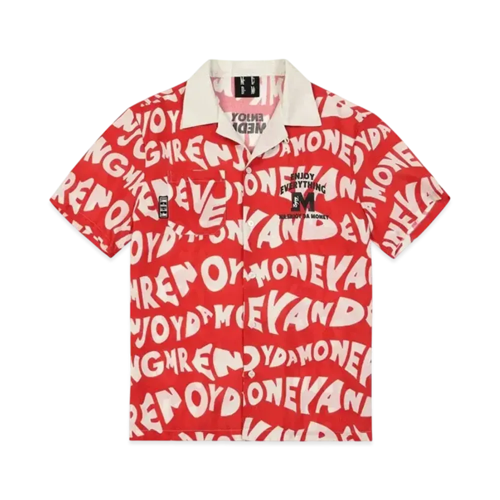 MR. ENJOY DA MONEY Mana Logo Shirt "Red"