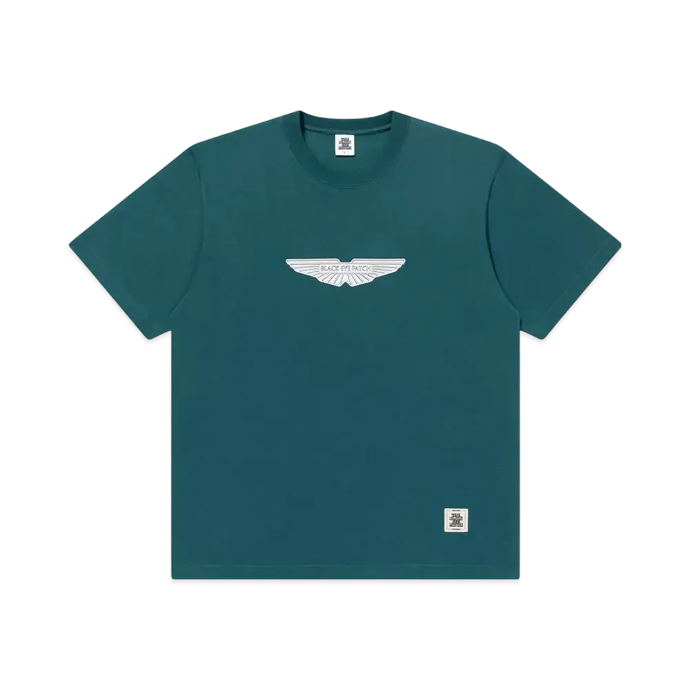 BlackEyePatch Prestige Wings Logo Tee "Peacock Green"