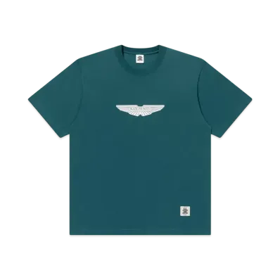 BlackEyePatch Prestige Wings Logo Tee "Peacock Green"