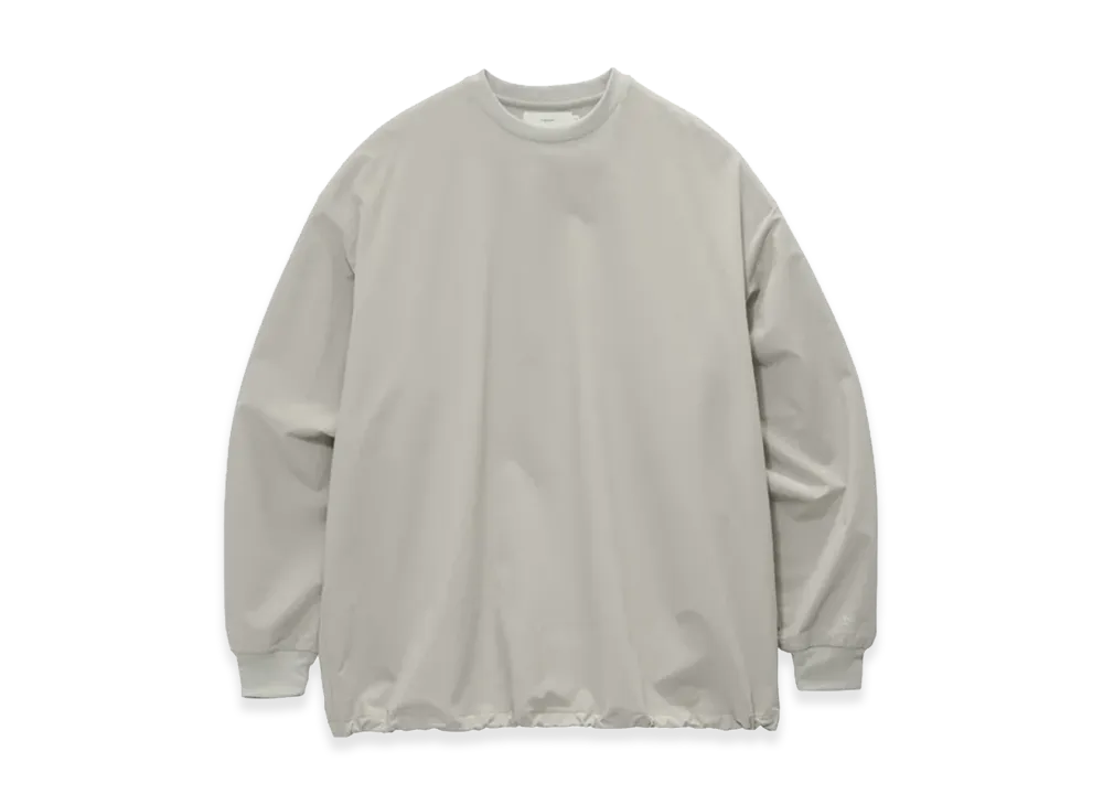 Graphpaper Pertex Equilibrium L/S Crew Neck Pullover "Ash"