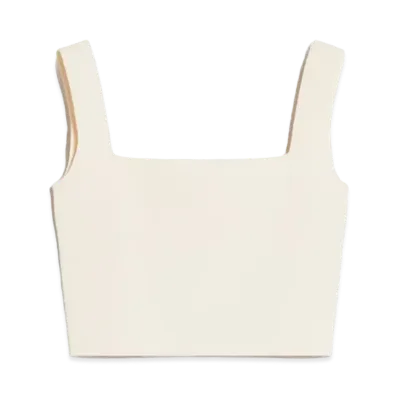Max Mara Tresa Viscose Yarn Vest Top "Ivory"