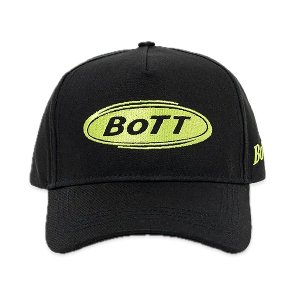 BoTT Lite Logo Structured 5-Panel Cap "Black"