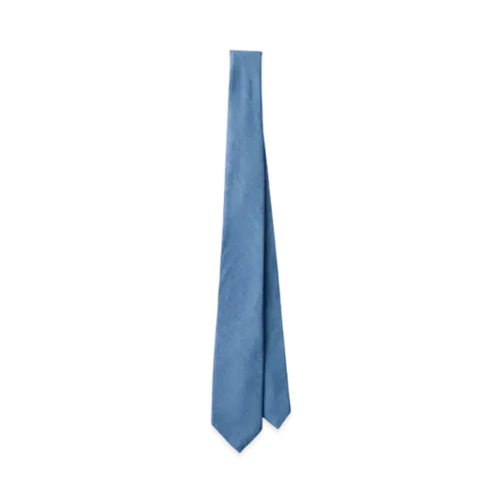 PRADA Cotton Tie "Light Blue"