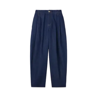 KENZO School Boy Wide Jeans in Japanese Denim "Rinse Blue Denim"